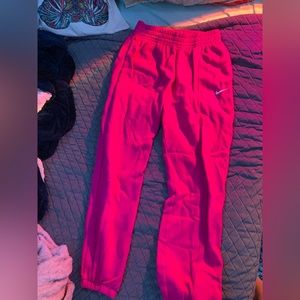 Pink Nike Sweatpants